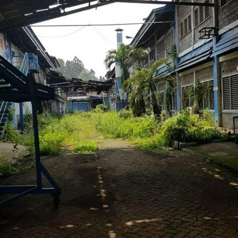 tanah bangunan dan peralatan ex pabrik sepatu di kasawan industri jatake