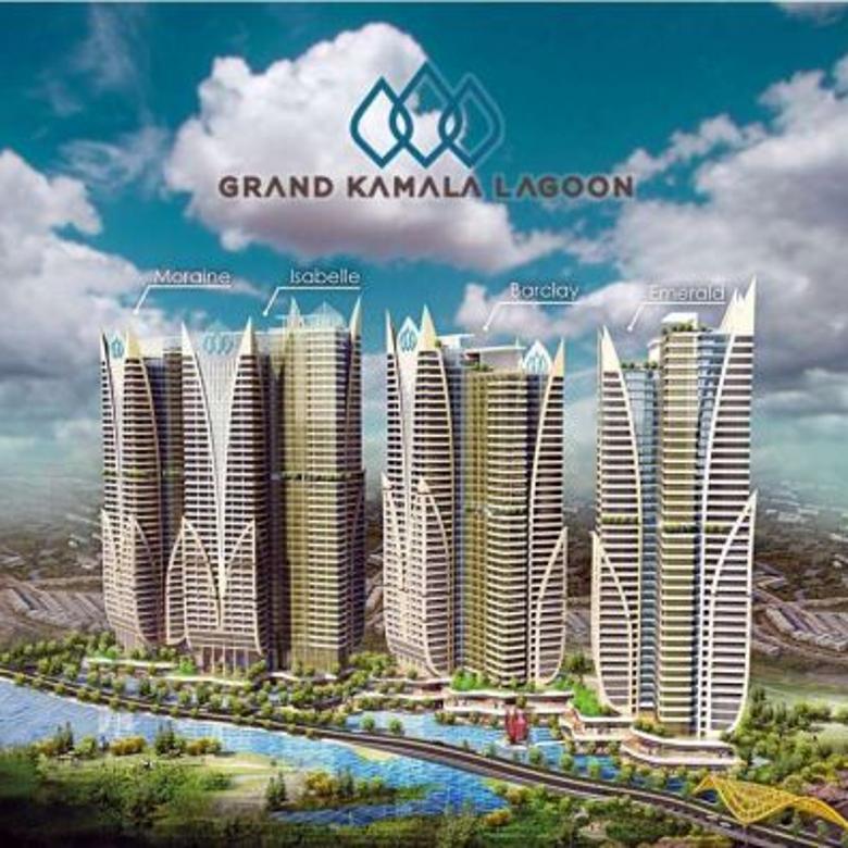 PROMO sampai 13 Des '20 - Apartemen Grand Kamala Lagoon Only 300jt