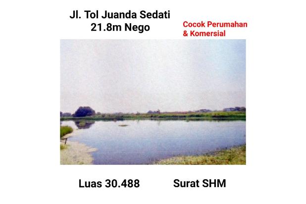 Tanah Tol Juanda Sedati Sidoarjo Surabaya Cocok Perumahan 21.8