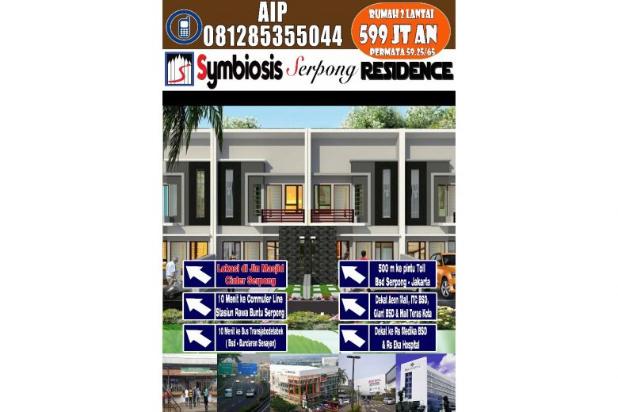 Rumah Dijual: Handal Konsep Modern Harga Murah 2 Lantai di 