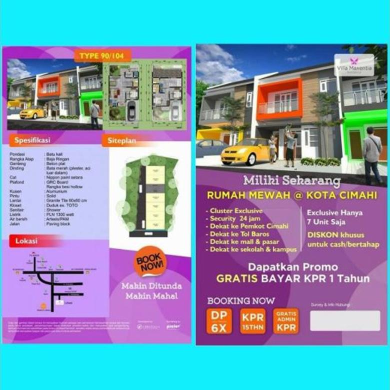 DIJUAL RUMAH  MEWAH  AMAN NYAMAN STRATEGIS DI CIMAHI BANDUNG 