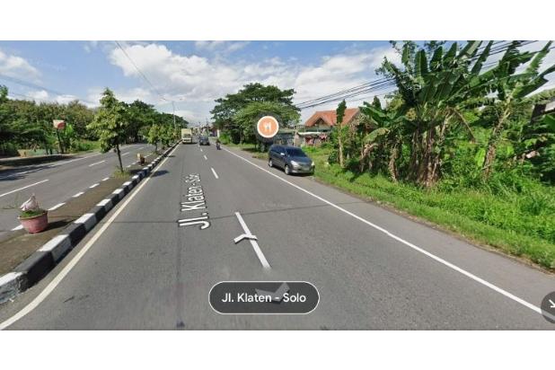 Tanah Dijual Jl. Raya Solo - Yogyakarta Jombor, Ceper, Klaten